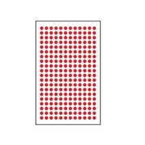 세모네모 원형 스티커 5mm (7매입) 10-303-3 (5색중 선택), 백색