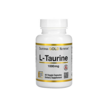 캘리포니아 골드 뉴트리션 L-Taurine 엘타우린 1000mg 60정 2개월분, 1개