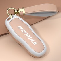 포르쉐 스마트 키케이스 카이엔 차키케이스 마칸 파나메라 박스터 911 718 차키링 고급 메탈 차키홀더, A타입-02, 핑크