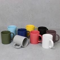 카페 무광 머그컵 360ml (9color) 도자기 머그잔 컬러, 핑크