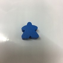 발목 스트레칭보드나무 휴머노이드 Meeples 폰 체스 조각 28 개 카카카손 보드 게임 액세서리용 14 색 표, 08 Blue