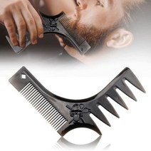 바버샵 수염 빗 관리 콧수염 이발소 남성 전용빗 셀프, 상품선택, 블랙