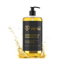 베뉴 아르니카 머슬 마사지 오일 커플 마사지 스트레스 완화 Venu Arnica Sore Muscle Massage Oil 8oz, 1개