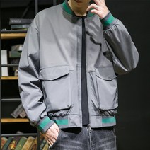 쥬엔리치 남자 빅사이즈 자켓 야구 점퍼 캐주얼 루즈핏 집업 남성 잠바 봄 가을