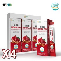셀스 참좋은 홍삼 석류 스틱 10g x 30포 4세트, 단품, 단품