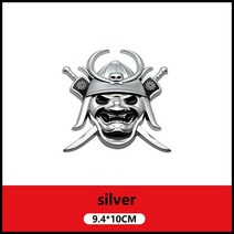 바이크 오토바이 및 자동차 액세서리 장식 스티커 사무라이 엠블럼 배지 바디 개성 데칼, NO.1