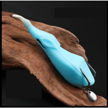 다혜 낚시용품 히메 개구리미끼 가물치프로그 개구리프로그 플로팅 웜 배스 낚시 FROG 프로그 루어 민물낚시 탑워터 15g 8.5cm, 파랑