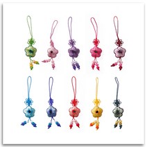 봉봉러브 국화나비매듭 장신구줄 전통매듭 노리개, 꽃매듭