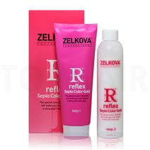 리플렉스 세피아 컬러 골드 염색약 220ml, 어두운갈색 3N, 1개
