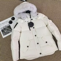 강아지 겨울 가을 옷 패딩 여성 가위털 다운 재킷 여우 모피 칼라 탈착식 후드 짧은 따뜻한 코트 두꺼운 여성용 의류 3Q, 15.WHITE - XL