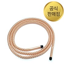 동 배관 동파이프 12.7x3000mm 동스파이럴 주름배관 스파이럴 튜브, 1개