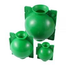 식물 뿌리 잡기 공 접목 성장 상자 녹색 사육 케이스 정원 고압 번식 묘목 1 개, [01] S (69mm x 55mm)
