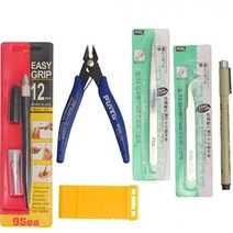 피규어 프라모델 수리 공구 입문 모형 자동차 툴, 상품선택, 건프라공구세트