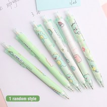 만화 개구리 공룡 젤 펜 카와이 검정 잉크 쓰기 학교 사무용품 지 학생 서명, 01 s random one