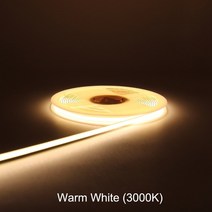 모니터조명 LED책상스탠드 공부등 8mm 5mm 와이드 코브 LED 스트립 조명 DC 12V 24V 빨간색 녹색 얼음 핑크 옐로우 따뜻한 차가운 흰색 테이프 바 CRI 90 가정, Warm White+DC 24V 8mm PCB+5 me