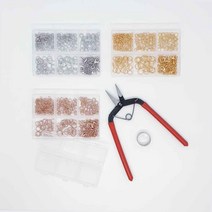 악세사리 오링 O링 키트 오링반지 공구셋트 악세사리부자재 액세서리DIY, A. 오링케이스, 오링컬러(골드)