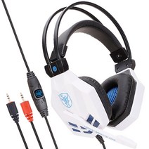 Headset H8 유선게이밍헤드셋 헤드폰 배그게임용 어학용헤드셋, 1243680