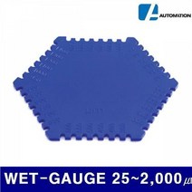 큐닉스 4420132 습도막 게이지 WET-GAUGE 25-2 000㎛ 6면 플라스틱 (1EA)