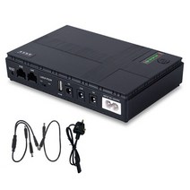 가정용UPS미니 UPS 배터리 백업 와이파이 라우터 모뎀 보안 카메라 LED 40JA 5V 9V 12V, 01 UK Plug-8800mAh