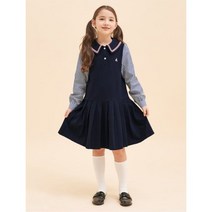 [빠른출고]/빈폴 BEANPOLE KIDS 신학기 피케 원피스 네이비 (BI3171G01R)