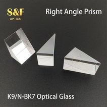 세오돌라이트samp f 광학 프리즘 25.4mm 1inch k9 삼각 내부 반사용 광학 유리 직각 프리즘