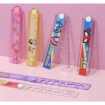 디즈니 프린세스 마블 캐릭터 접이식 모형 폴딩자 30cm, B타입(어벤져스)