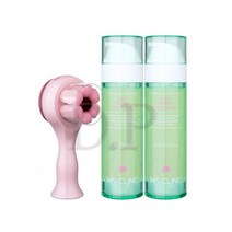 맥스클리닉 시카 바이옴 오일폼 2개+브러쉬, 본품 2개+엠보브러쉬 블랙