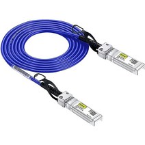 [블루] 컬러 10G SFP+ DAC 케이블 - 시스코 SFP-H10GB-CU3M 디링크 슈퍼마이크로 넷기어 미크로틱 ZTE 장치 포티넷용 트위낵스 SFP 3m(10피트), 0.5m_Dark Blue