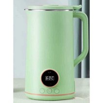 죽제조기 두유기 콩물만들기 믹서포트 이유식 콩국수, 그린 1000ml