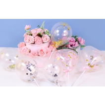 결혼 30주년 정년 퇴직 케이크 풍선 토퍼 세번째 스무살 축칠순, 골드