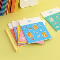 카카오 해피모먼트 A6 넉넉한 필기 노트 세트 (3개 1세트), 어피치
