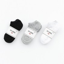 BYC 무지 남성 여성 발목 스니커즈 양말 10족 SSW7026
