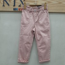 닉스키즈 여아)코튼컬러 페이퍼백 풀밴딩 테이퍼드 FKQRDYT940P2
