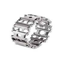LEATHERMAN 트레드 팔찌 여행 친화적 웨어러블 멀티툴 스테인레스 스틸 미터법