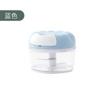 자동 가루 분쇄기 가정용 마늘 분쇄기 미니 수동 주방 절약 고기 다진 툴 생강 필링 상자, 02 Blue
