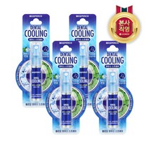 LG 생활건강 페리오 마우스스프레이 6.2ml(아이스쿨) x 4개, 단품없음