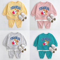 키즈 베어 상하복 유아 등원룩 주니어 봄옷 초등학생 신학기룩 [XS-JM]