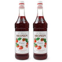 모닌 스트로베리 딸기시럽 1000ml 2개세트, 2세트