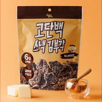 부각앤칩 고단백 스낵 김부각 허니버터맛 50g 6개