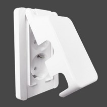 화장실 욕실용 물튀김보호 방우 2구 콘센트 2개 전선작업 배전차딘기 전원플러그 배선