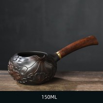 은주전자 보라색 도자기 주전자 차 컵 다도 액세서리 쿵푸 세트 순수 퓨어, 19 Tea Bowl 04