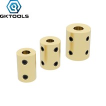 카플러 에어 원터치 유압 gktools 순수 구리 원통형 샤프트 커플 링 리지드 커플러, d20l22 12-12mm, 1개
