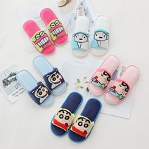 짱구 흰둥이 초코비 극세사 슬리퍼 ﻿실내화