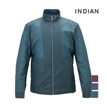 인디안 INDIAN 스트라이프 펀칭 배색 점퍼_MITCLVM2401