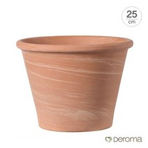[데로마 Deroma] 테라코타 이태리토분 바숨 듀오 25cm, 25cm/white