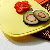 편하게 삶아쓰는 국산 frog 이유식도마 실리콘 안심도마, 옐로우