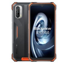통신사 이동 blackview bv7100 전화 6GB 128GB 13000mahmah 지문 ID 6 583quot 안드로이드 12 mt6769z 옥타 코어 옥타 코어 4g, 공식 표준, 주황색
