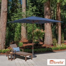 앳레저 사각 마켓 우산 블루 3m(지름) 정원용 파라솔, 옵션