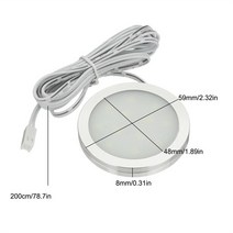 캠핑카 호환 4PCS Led 빛 12v 캐 러 밴 천장 램프 LED 조명 자동차 지붕 독서 보트 캠핑 인테리어, [02] 4PCS 4000K White
