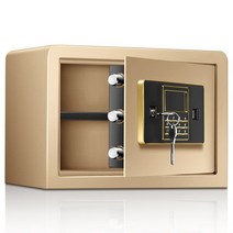 스마트금고 개인금고 미니 가정용 대형 금고암호 안전 가정용 소형 미니 강판 전자 25cm 경보 시스, 02 금